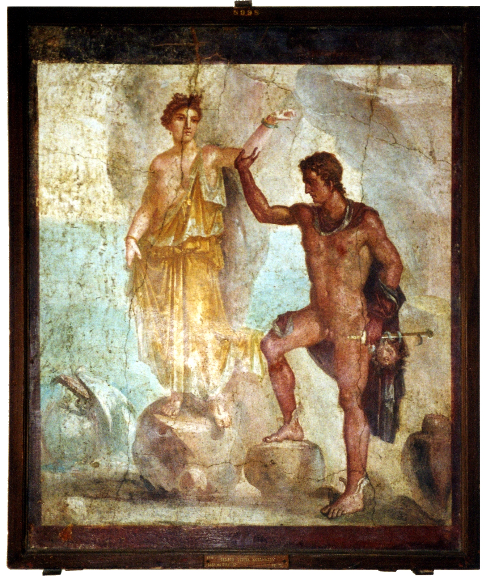 Perseus rescues Andromeda
